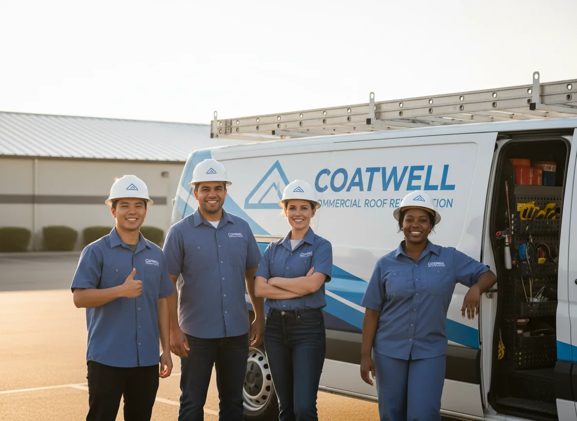 Commercial roof coating company in Bode, IA