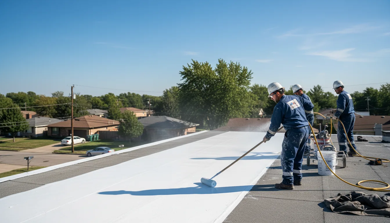 Commercial roof coating in Bode, IA near me